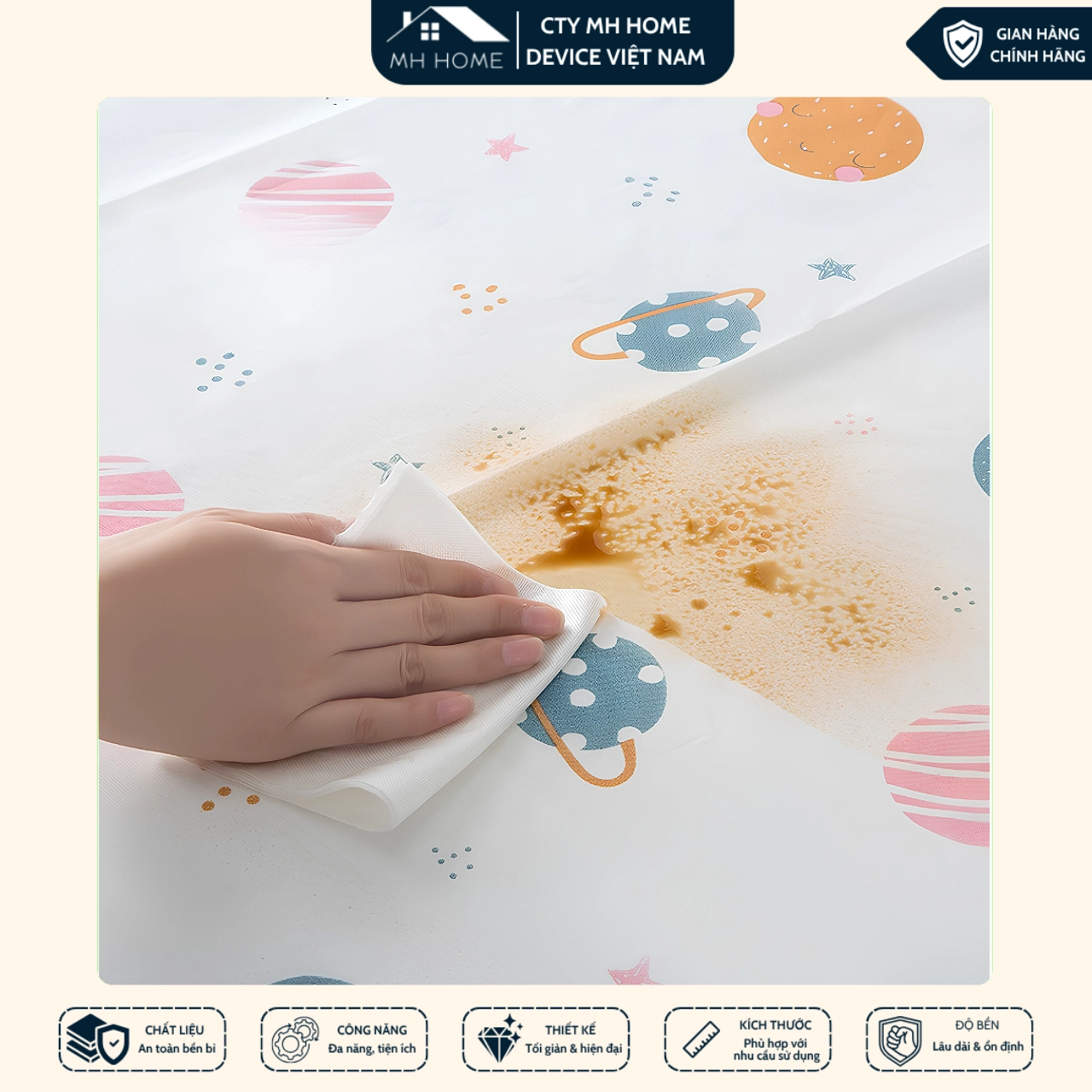Combo 2 Tấm Phủ Nóc Tủ Lạnh Chống Bụi Có Túi Đựng Đồ Đa Năng Trang Trí Nhà Bếp Tiện Lợi